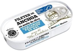 Filetes de anchoa en aceite de oliva