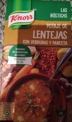 Potaje de lentejas