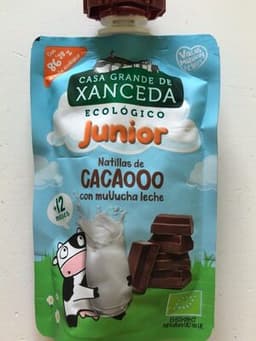 Natillas de cacao