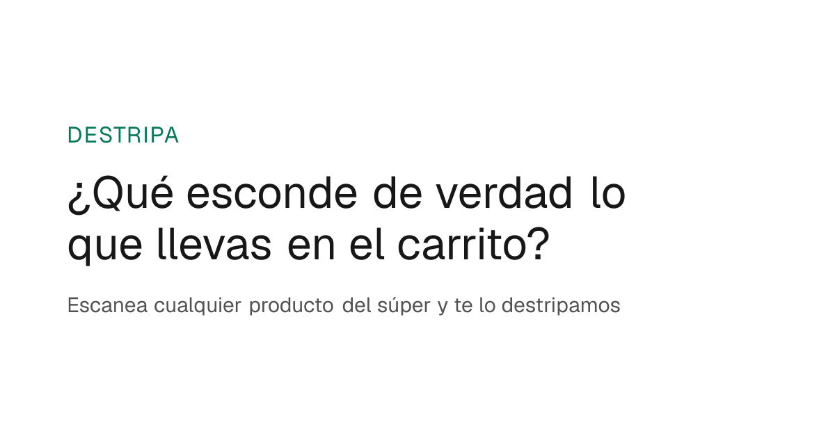 I built a barcode scanner that scores Spanish supermarket products 0-100 (no signup, no app)
